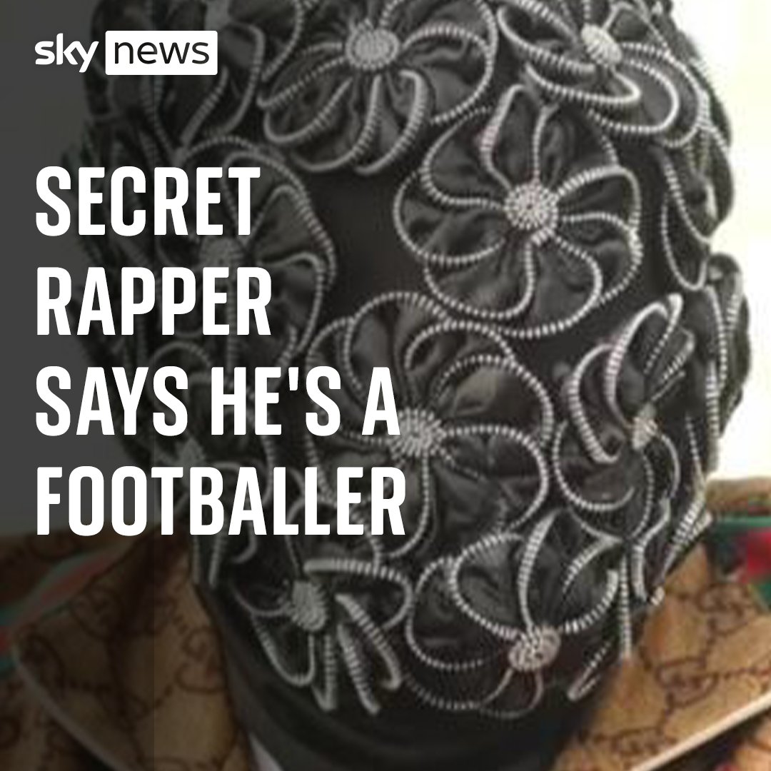 Sky News meets the mystery rapper who claims to play in the Premier League. Dide's music has had millions of streams on Spotify and YouTube, and there's lots of speculation about who it could be - this is his first interview on camera ⬇️