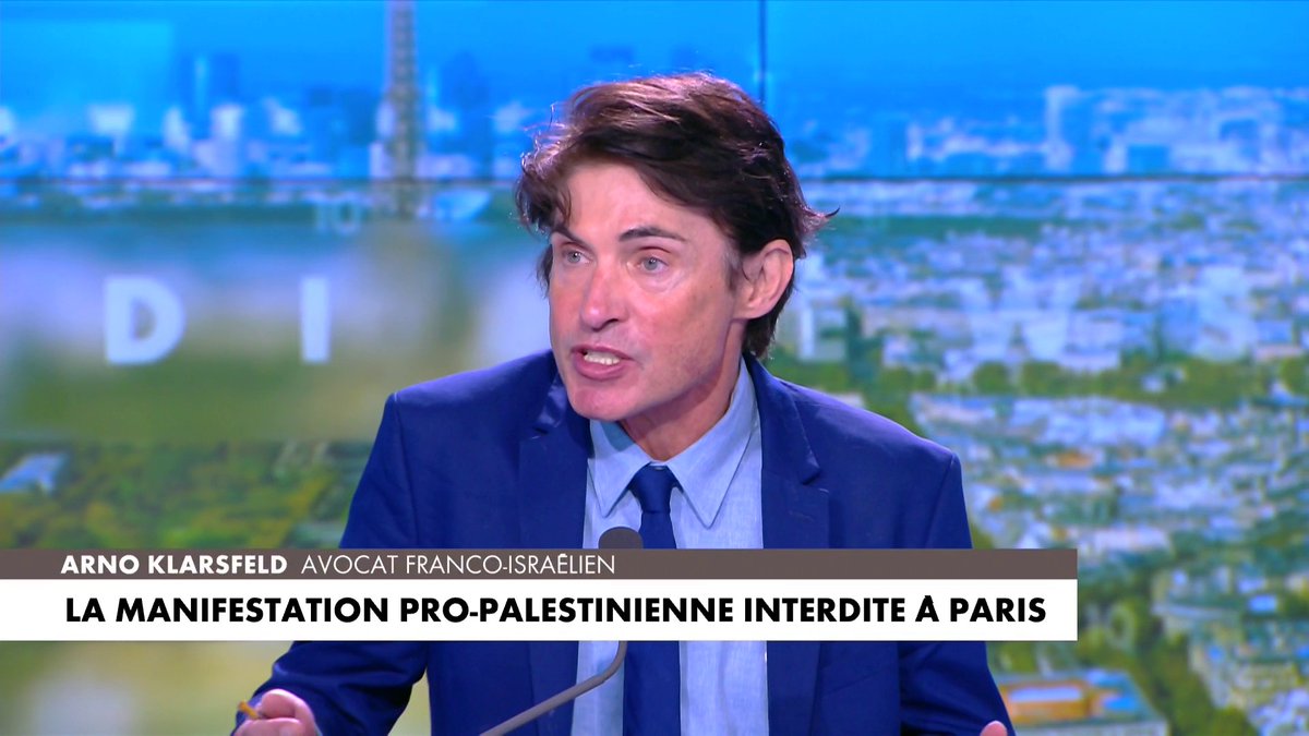 Arno Klarsfeld face à Karim Zeribi : «Pour qu’il y ait une réconciliation, il faut que les deux peuples s’acceptent, or une partie des leaders palestiniens n’accepte pas un état juif au Moyen-Orient» dans #MidiNewsWE