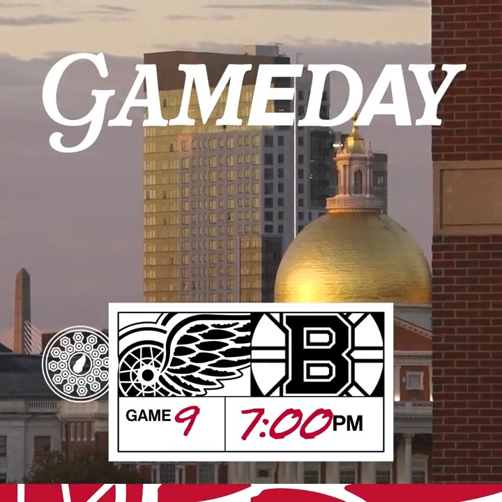 Game Day in Boston! #LGRW 🏒 7:00 P.M. 📺 @BallySportsDET extra 📻 97.1 The Ticket:
