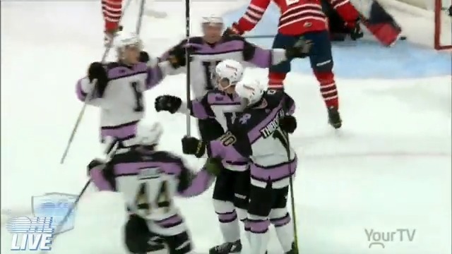 A sweet setup from Tyler Savard found Linus Hemstrom on the doorstep for the late game-winner as the Kingston Frontenacs were victorious on Hockey Fights Cancer Night 🎥