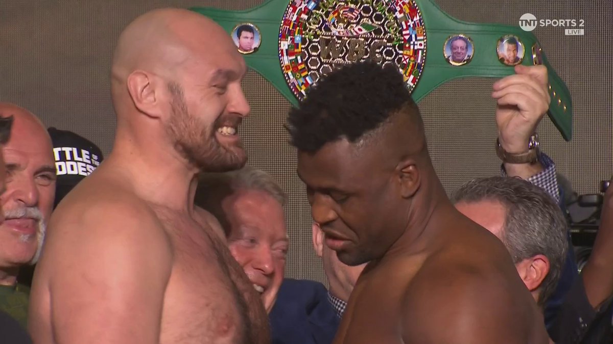 A battle to determine the BADDEST 💥 It's time for this EPIC showdown 🌍 Tyson Fury 🆚 Francis Ngannou Who will come out victorious? 🏆 #BattleOfTheBaddest | #FuryNgannou | Live on TNT Sports Box Office, 6PM ▶️