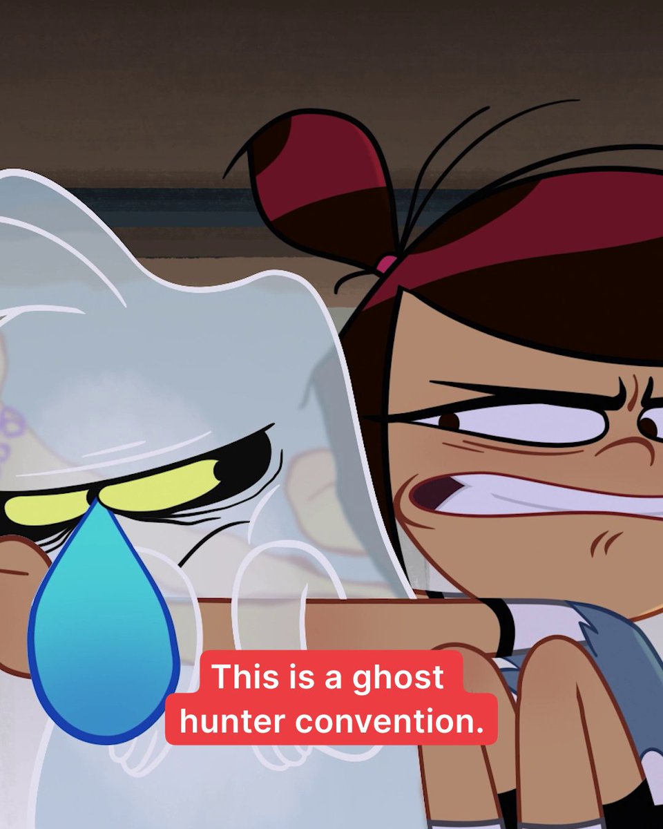 Sometimes you gotta take a risk (revealing you're a ghost) to get the reward (FREE SWAG 🤩🤩🤩) . . . 🎥: The Ghost and Molly McGee