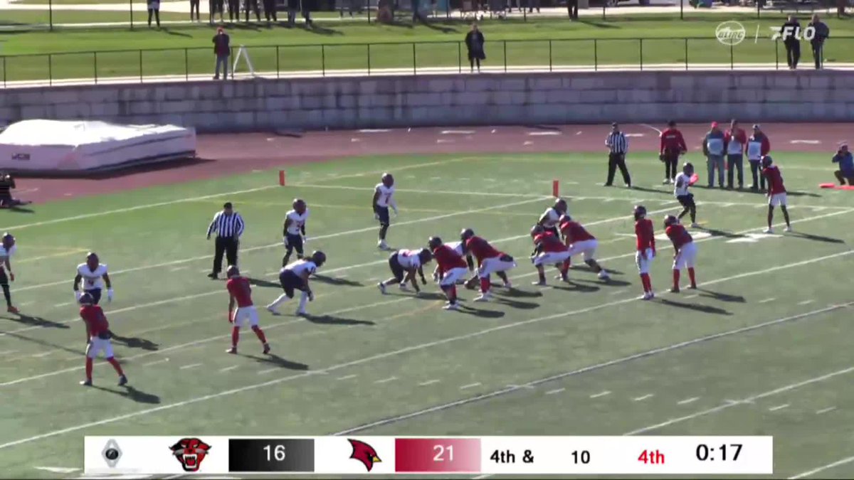 COMEBACK COMPLETE ‼️ Jason Whittaker runs in the game-winning touchdown to keep the Panthers undefeated! Davenport Football | GLIAC