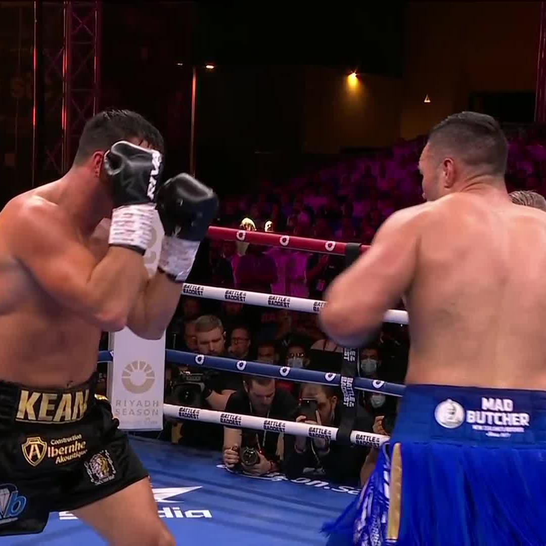 The uppercut in slow-mo 🤧 #FuryNgannou | #BattleOfTheBaddest |