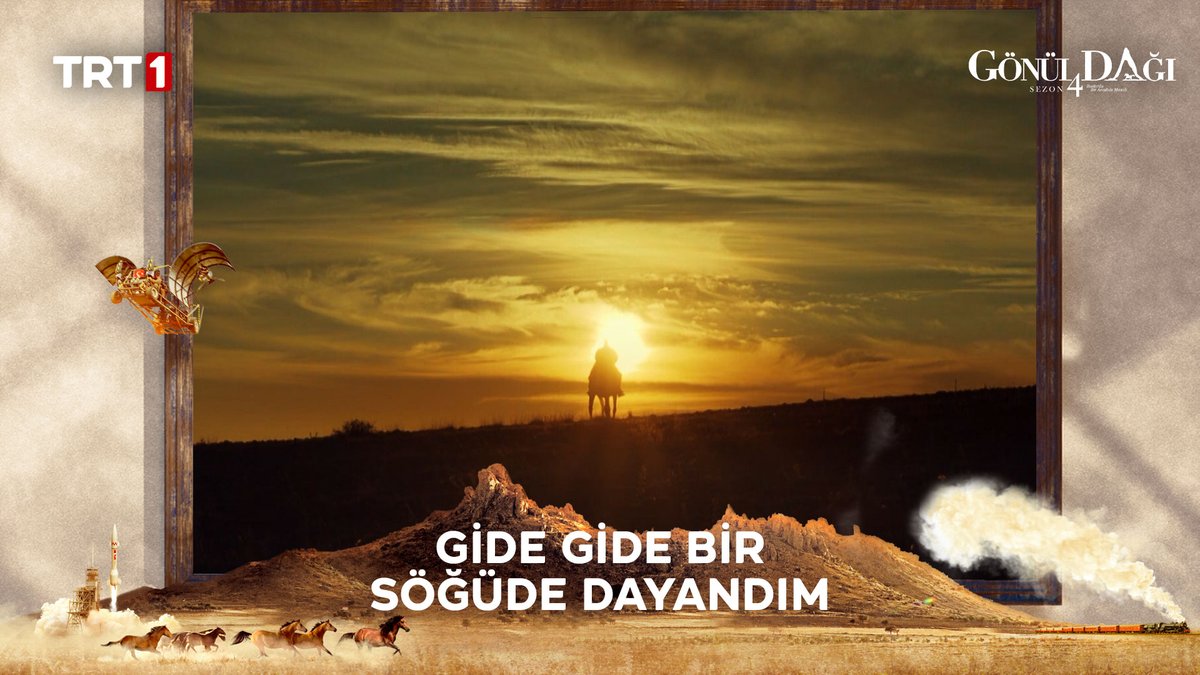 Gide gide bir söğüde dayandım dayandım 🎶 O söğüdün allarına boyandım gelin boyandım 🎶 #GönülDağı TRT 1