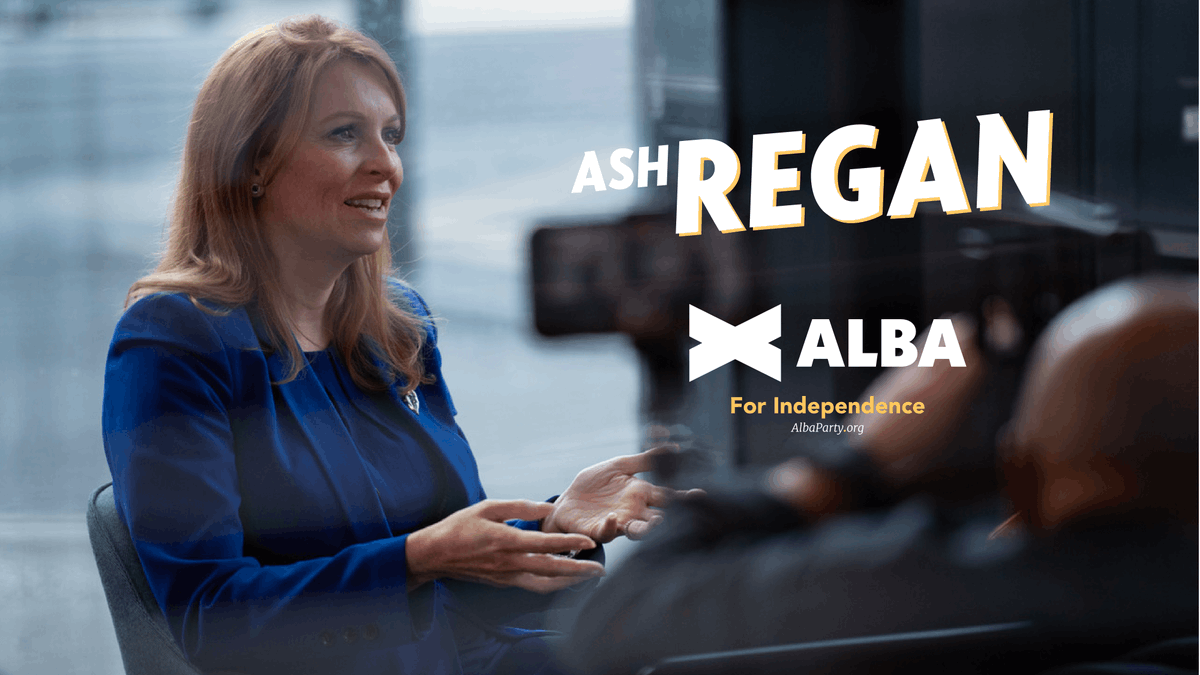 “I sacrificed the claimed comforts of Ministerial Office on a matter of principle over the Gender Recognition Bill —like you I cannot and will not compromise on the rights or safety of women and girls. “I’m joining ALBA on principle also: that #Independence cannot be a carrot deployed only to attract voters, during election times. “Independence is a material commitment that I was voted in to Parliament to progress and achieve. My solemn commitment to my constituents in Edinburgh Eastern, and the trust they put in me, can now only be served by the Saltire-blue principle, of the ALBA Party.” —Ash Regan MSP, ALBA Leader at Holyrood.