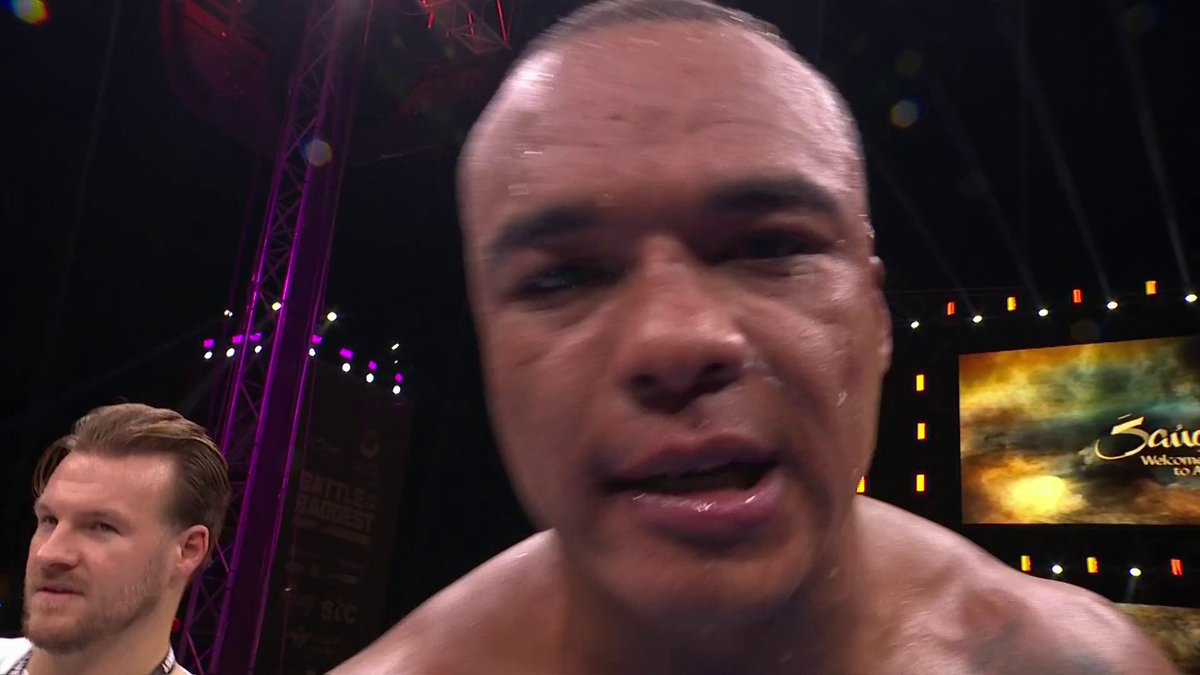 Fabio Wardley gets it done in the 7th round! ๐ฌ๐ง ๐ฅ #BattleOfTheBaddest | #FuryNgannou | LIVE NOW on TNT Sports Box Office โถ๏ธ