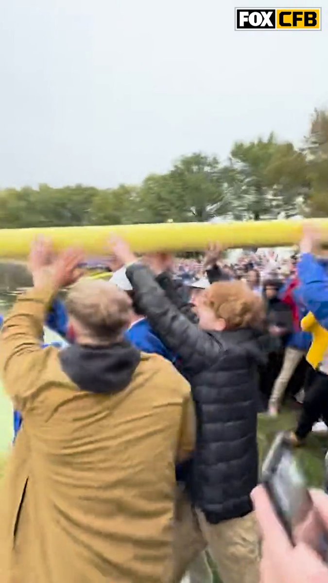 UPDATE: Kansas’ goal post is now in the lake
