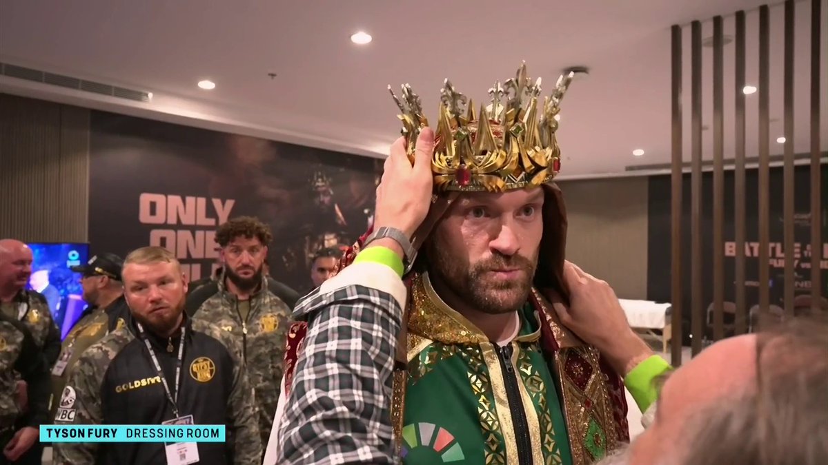 Crown fit for a Gypsy King 👑 #BattleOfTheBaddest | #FuryNgannou | LIVE NOW on TNT Sports Box Office ▶️