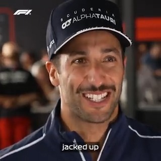 "I just wanna rip my shirt off!" Glassy-eyed and fired up, Daniel Ricciardo is BACK on top form 🥹 #MexicoGP #F1 @AlphaTauriF1