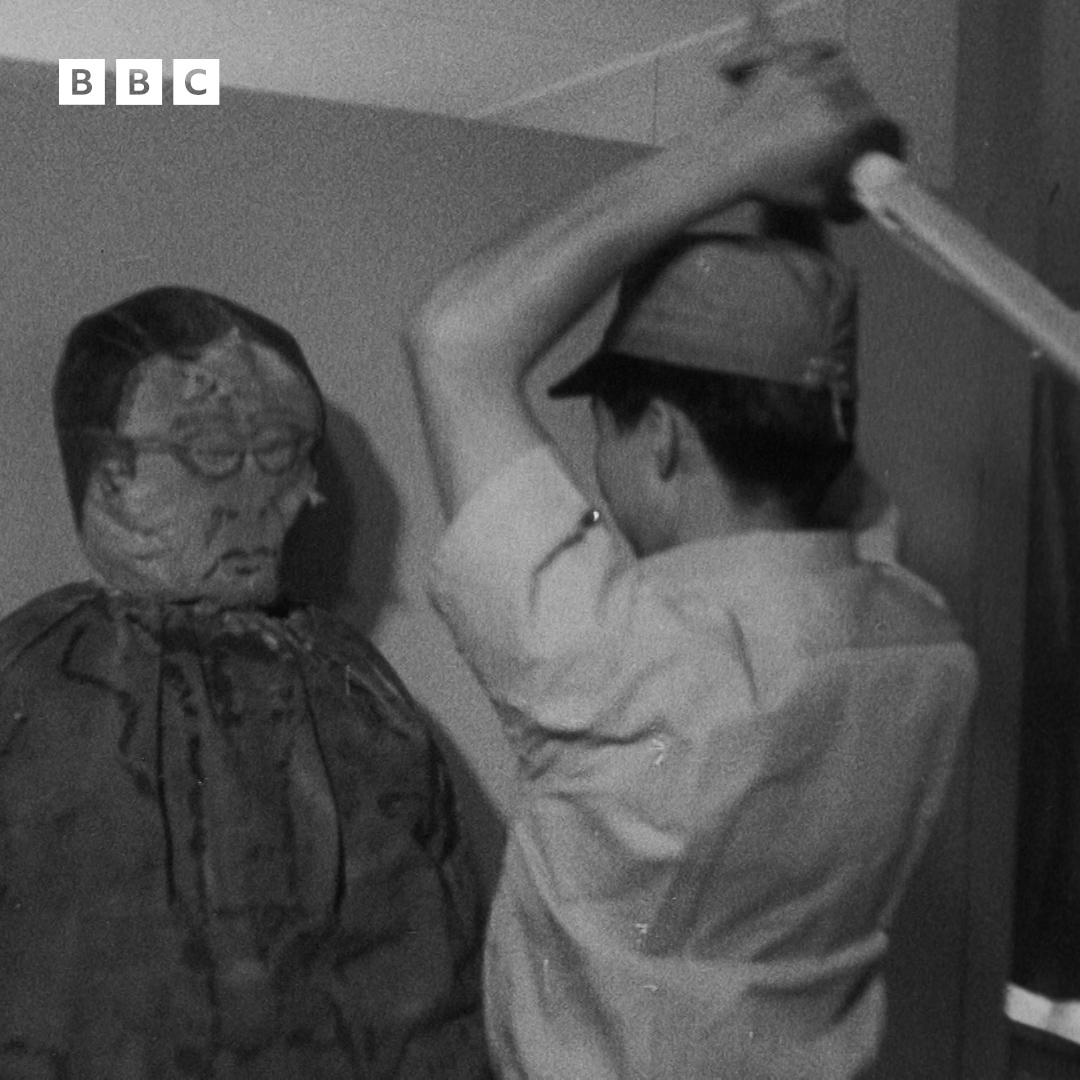 Video: A 1962 BBC News report about the life of workers at a Matsushita Electric (Panasonic) factory. Its break room featured "fairground mirrors, vibrating chairs, and sticks with which to beat effigies of their managers."