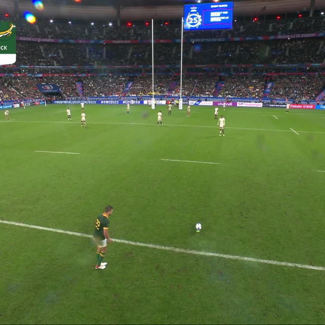 Handré Pollard: kicking perfection v Tonga - 4 from 4 v France - 2 from 2 v England - 3 from 3 v New Zealand - 4 from 4 💯 #RWC2023 | #RWCFinal