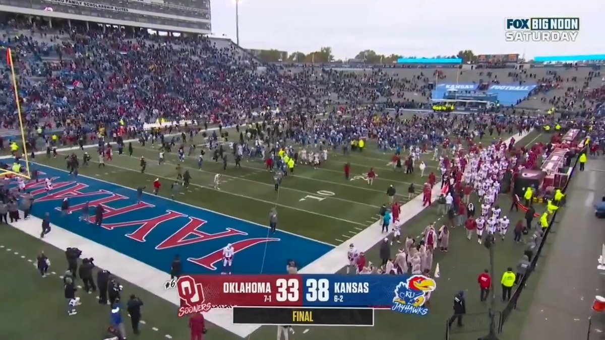 Wake up and enjoy the highlights from our historic 38-33 win over Oklahoma 🎥