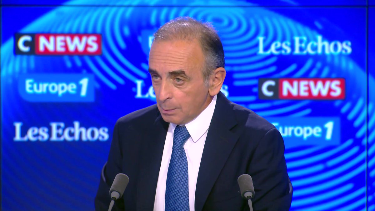 🇫🇷📺 FLASH | "Je continue de penser que l'islam n'est pas compatible avec la #France et la République", a déclaré Éric Zemmour.