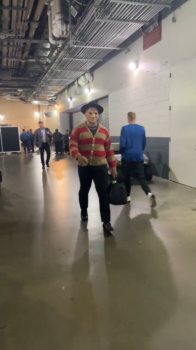 Freddy Krueger in the flesh. 😨 📺: #NYJvsNYG — Sunday 1pm ET on CBS 📱: Stream on #NFLPlus