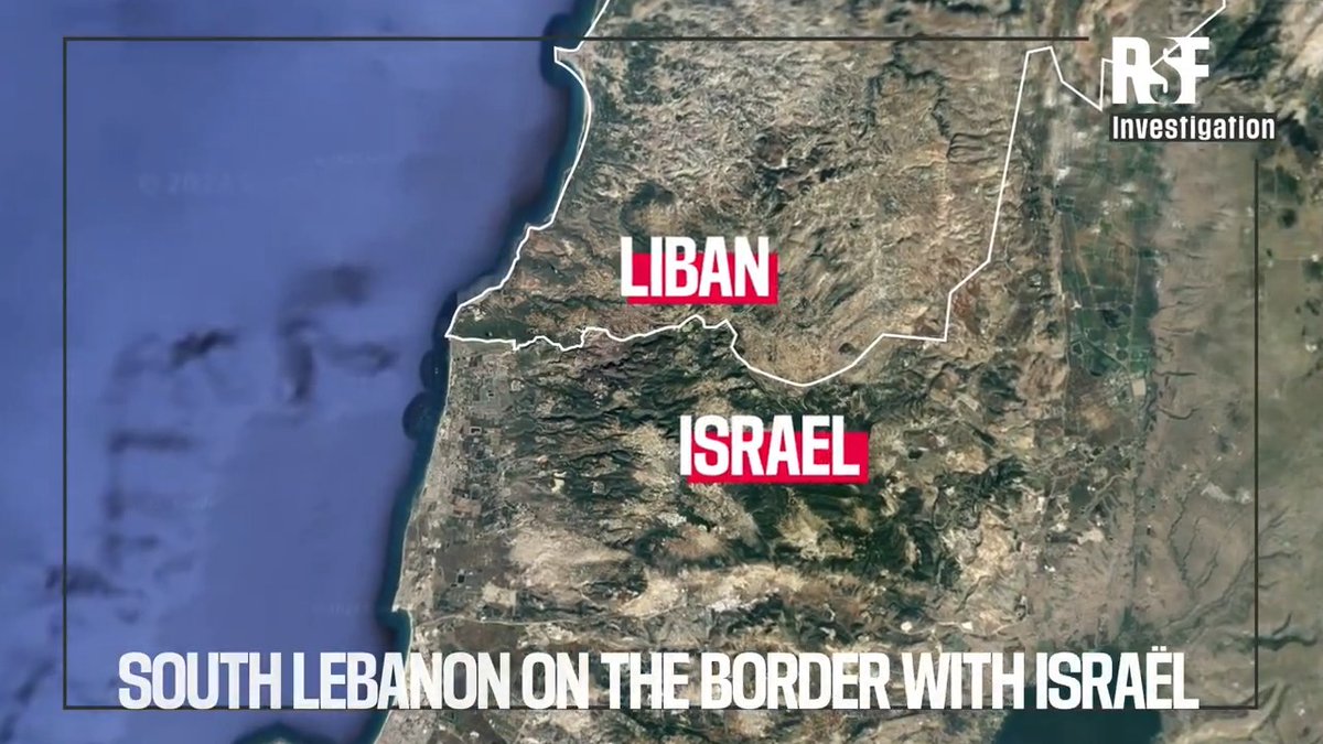 🔴 RSF releases the findings of its investigation into the death of Reuters reporter Issam Abdallah in Lebanon, on the border with Israel: even though Abdallah and his colleagues were clearly identifiable as journalists, their vehicle was deliberately targeted. 👇