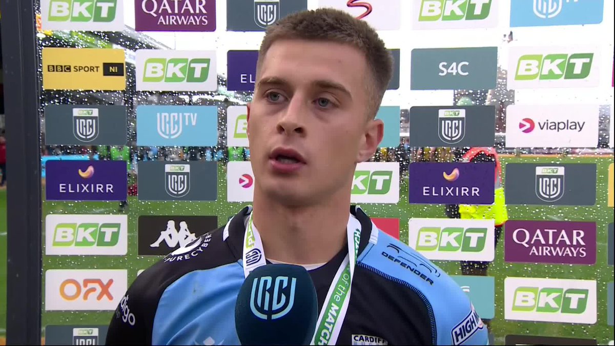 "It's definitely a dream come true playing for my local region." 🗣️ 🔵 Player of the Match Cameron Winnett speaks after derby victory #URC | Cardiff Rugby