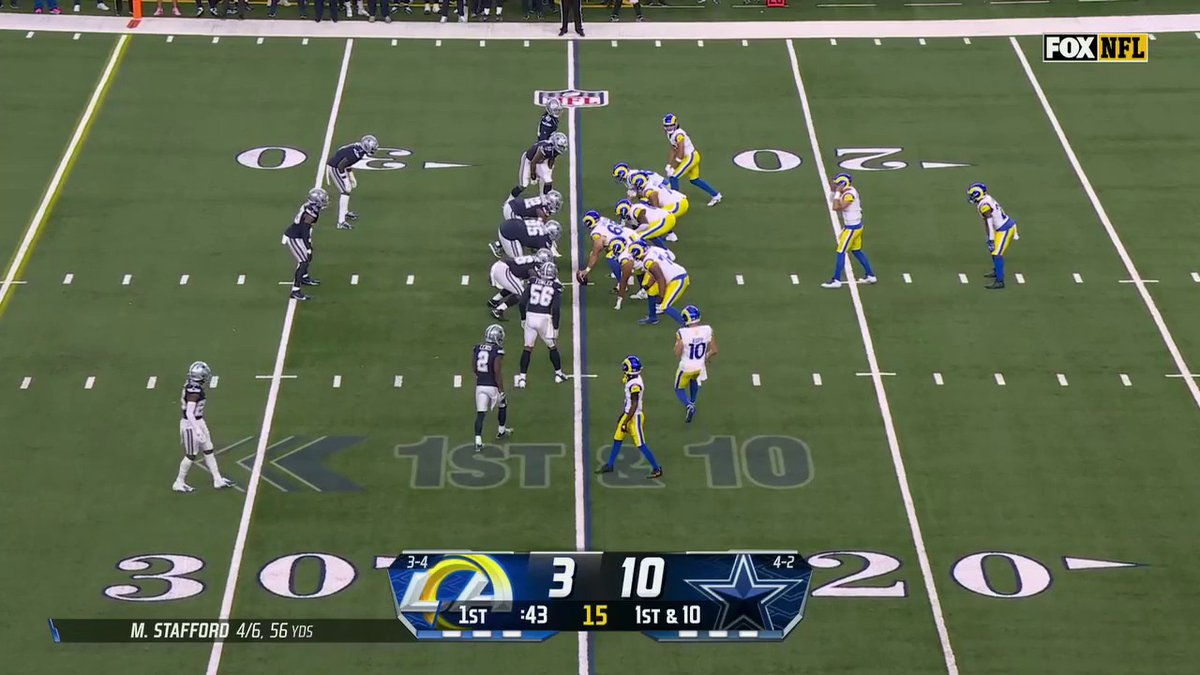 #Cowboys CB DaRon Bland just got his 4th interception of the season, and for the THIRD time, he took it back for a TD. Kid is a stud.