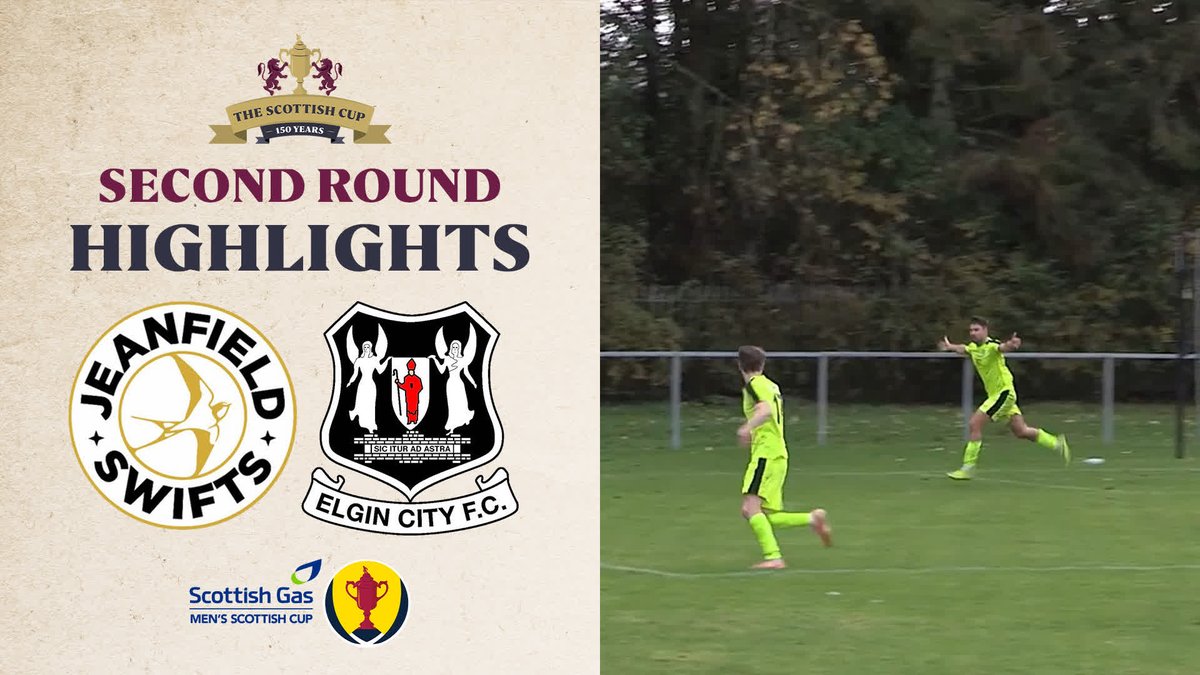 🎥 🏆 Jeanfield Swifts FC v Elgin City F.C. A dominant Jeanfield Swifts performance saw them advance past Elgin City into the Third Round. #ScottishCup