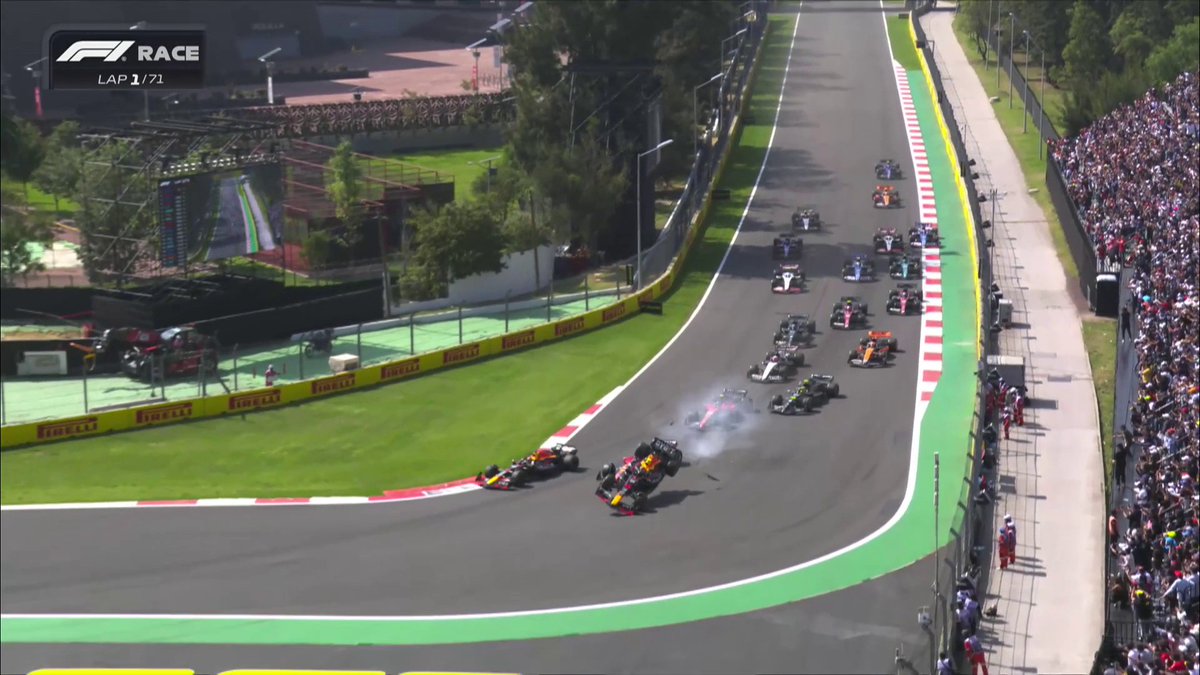A NIGHTMARE start for Sergio Perez and Charles Leclerc 😲