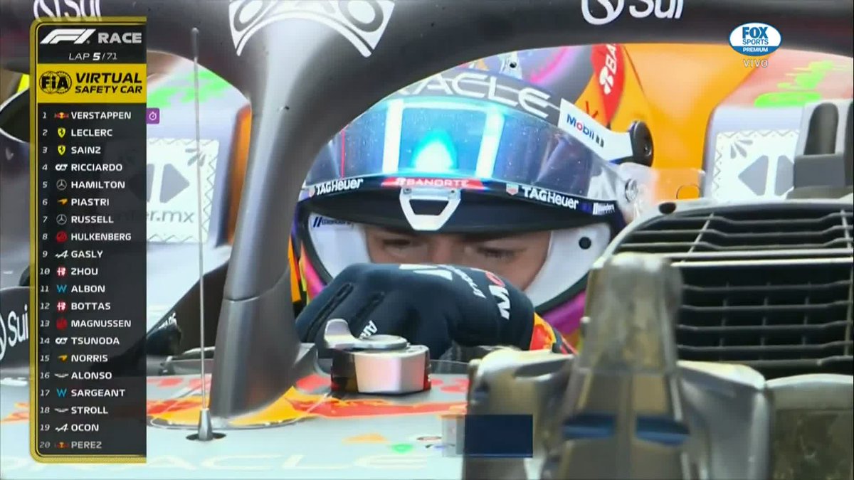😭💔 NO, MI CHEQUITO Checo Pérez no cree lo que está pasando en el #MexicoGP #F1xFSMX #F1esta