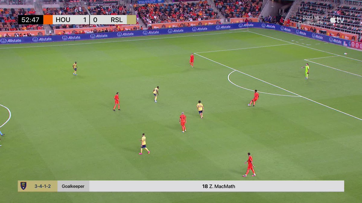 DIEGO LUNA STUNS THE DYNAMO. All square in Houston! #RSL // Audi #MLSCupPlayoffs