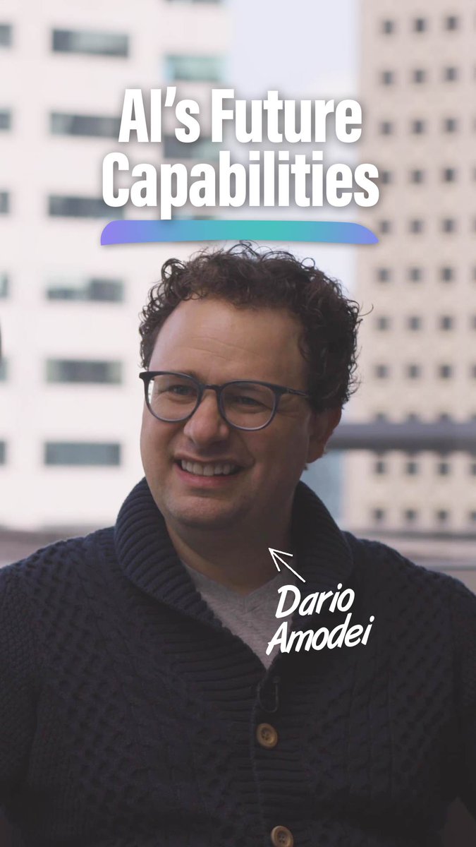"We need to find ways for societal institutions to adapt faster to the changing technology." Anthropic CEO Dario Amodei and Azeem Azhar discuss the growing challenges of rapidly developing AI. Watch all episodes here: