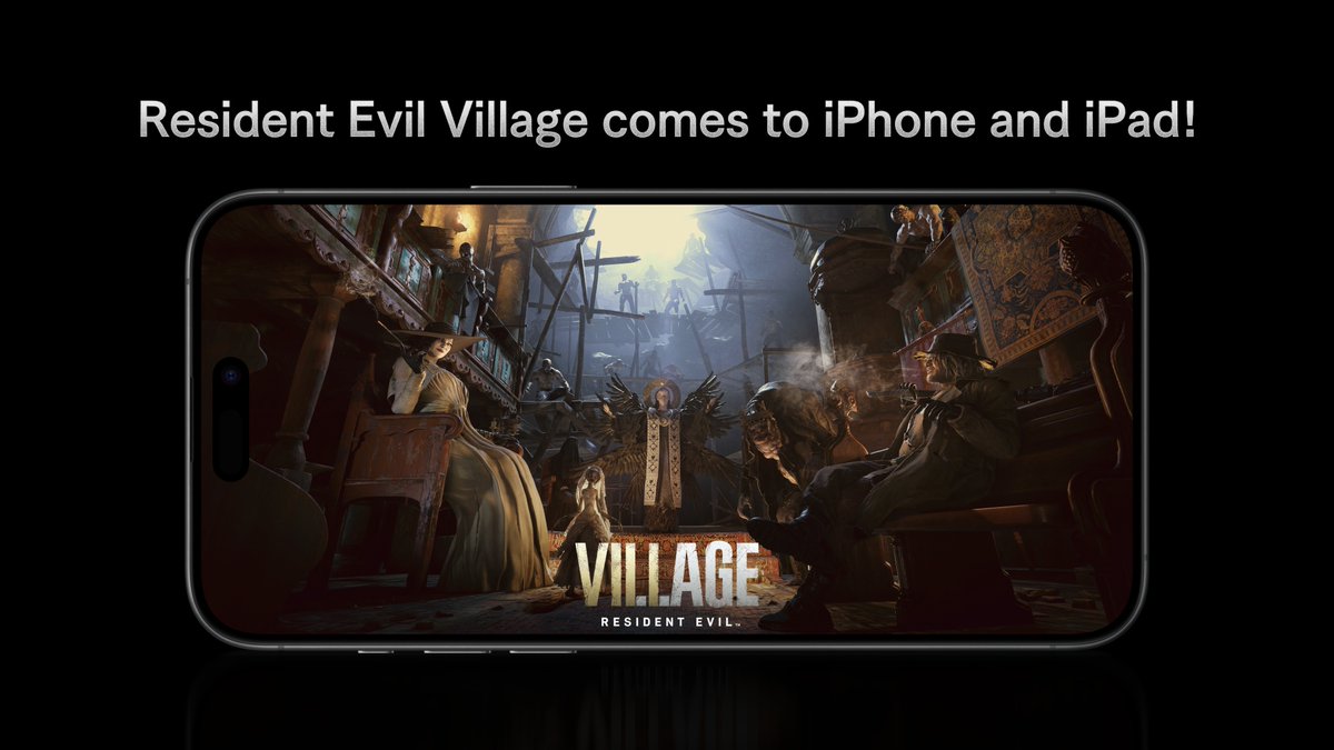 Resident Evil Village is available now on iPhone 15 Pro and all iPads with the M1 chip or later! Bring survival horror with you anywhere you go, and join Ethan Winters on a terrifying journey as he searches for his kidnapped daughter in a remote village with sinister foes.