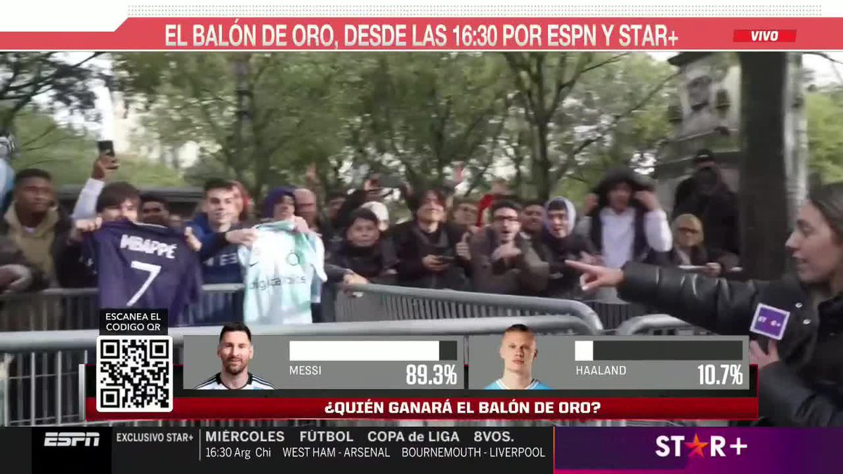 “Messi, Messi” chants in Paris 🇫🇷 🎥 Sofi Martinez