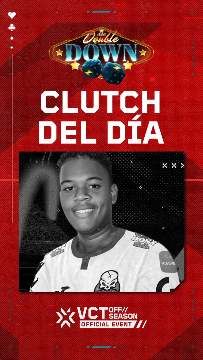 #VCTOFFSEASON | Terminó el #ACEDoubleDown de Liga Ace Esports y tuvimos un clutch de alta adrenalina por uno de sus participantes. MiniNiwde🇩🇴 de Skull Cracker Clan nos dejó sin palabras con su 3K en el último día de competencia. ¡Simplemente impresionante! 🌟