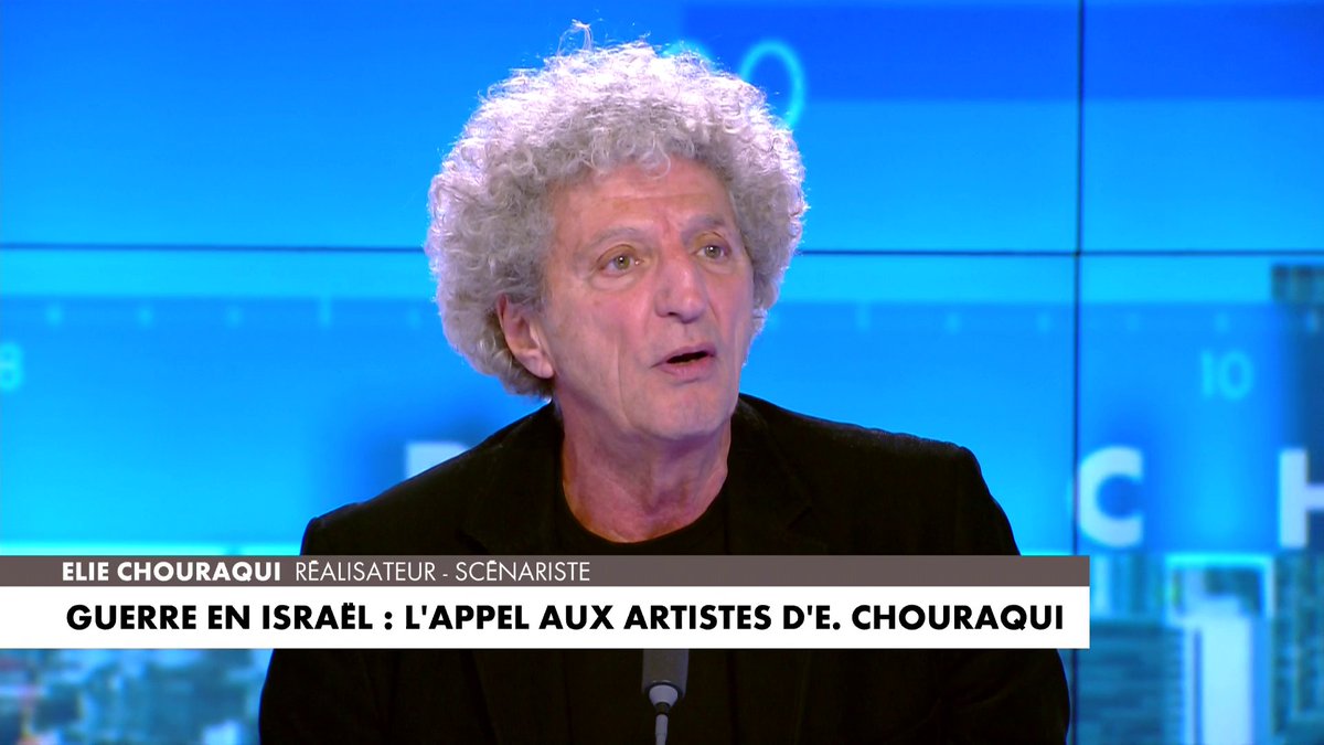 Élie Chouraqui, sur sa réponse aux artistes français qui ont appelé à un cessez-le-feu à Gaza : «Tous ceux qui ont le désir de faire en sorte que leurs enfants vivent heureux, dans des démocraties apaisées, doivent être derrière Israël», dans #Punchline