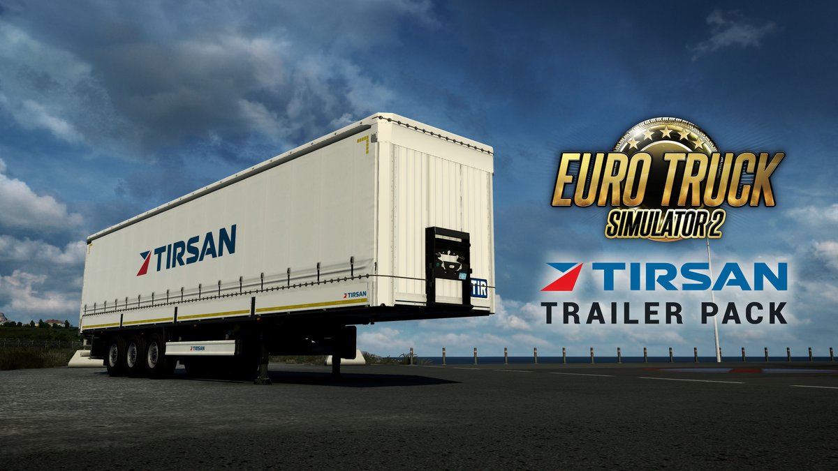 Introducing the TIRSAN Trailer Pack DLC! 🇹🇷 @TirsanTreyler_ has been a top player in producing trailers for businesses, & today, we are happy to announce that the TIRSAN Trailers pack for Euro Truck Simulator 2 is here! 🚛💨 Read more at: