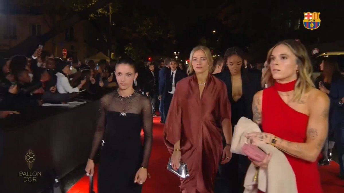 Las reinas de Barcelona Aitana Bonmatí Salma Paralluelo Fridolina Rolfo Mapi León #BallonDor