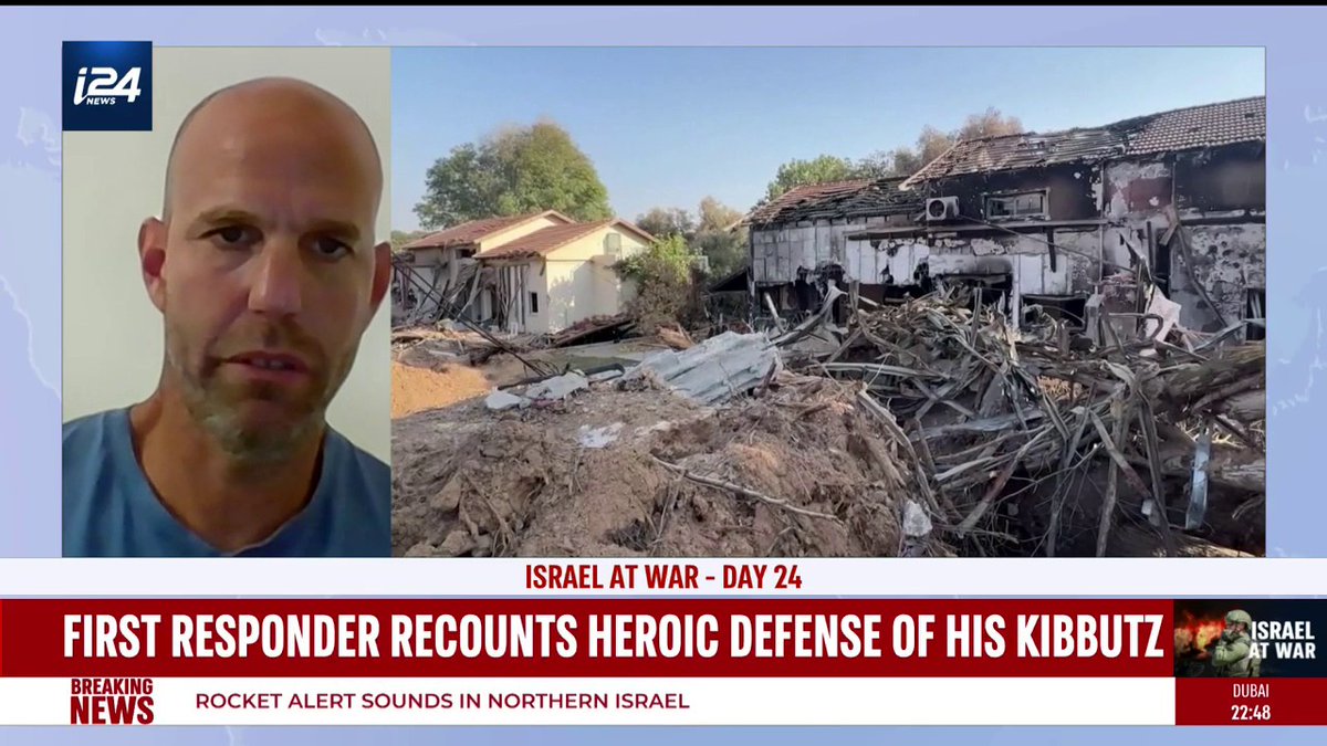 'We understood that It's only us. 6 people against something like 100' Imri Bunim, member of the rapid response group of Kibbutz Re'im shares his heroic defense