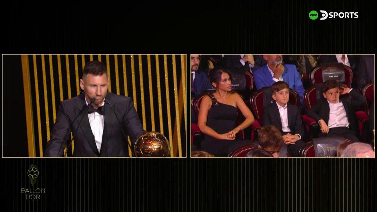 El discurso completo de Lionel Messi tras recibir su octavo Balón de Oro ❤️