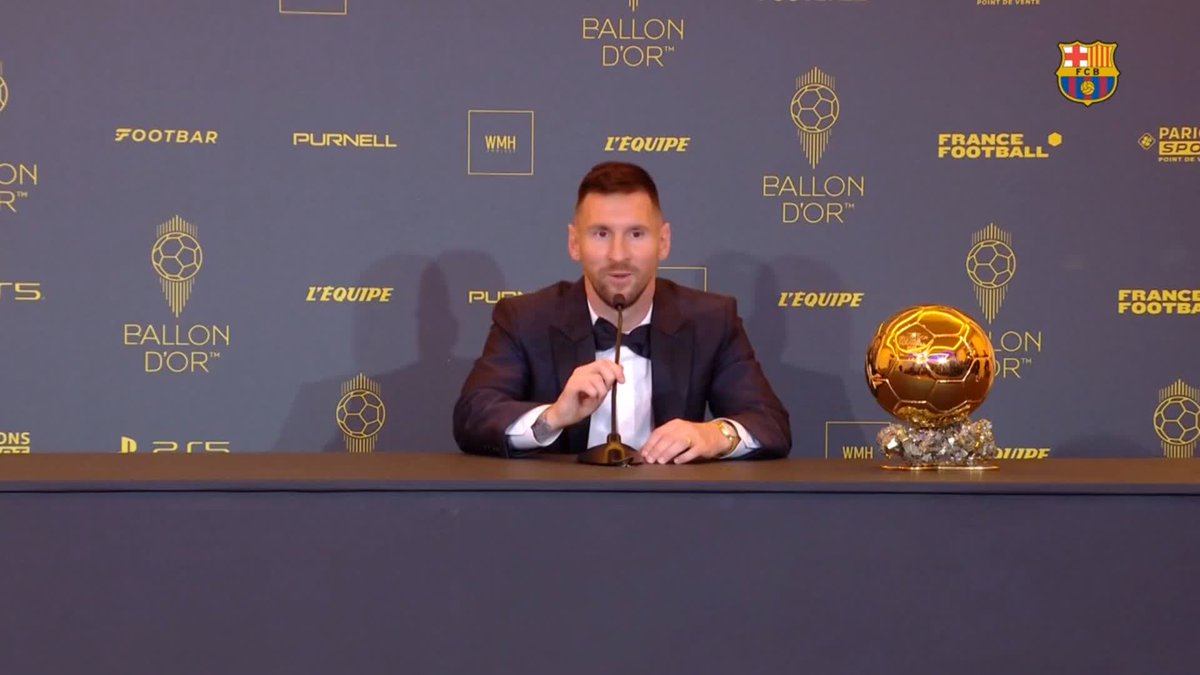 Leo Messi on Barça: "It's the club I love and that I will love for my whole life." 🫶