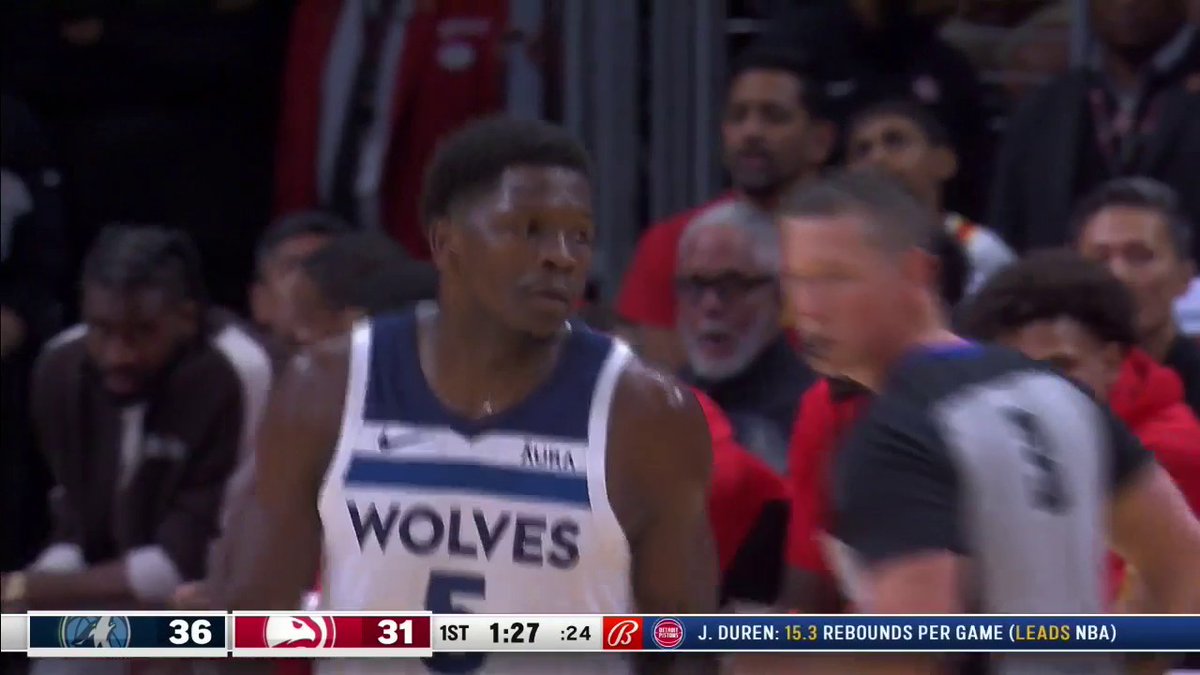 Ant wants to dance. #RaisedByWolves #NBA