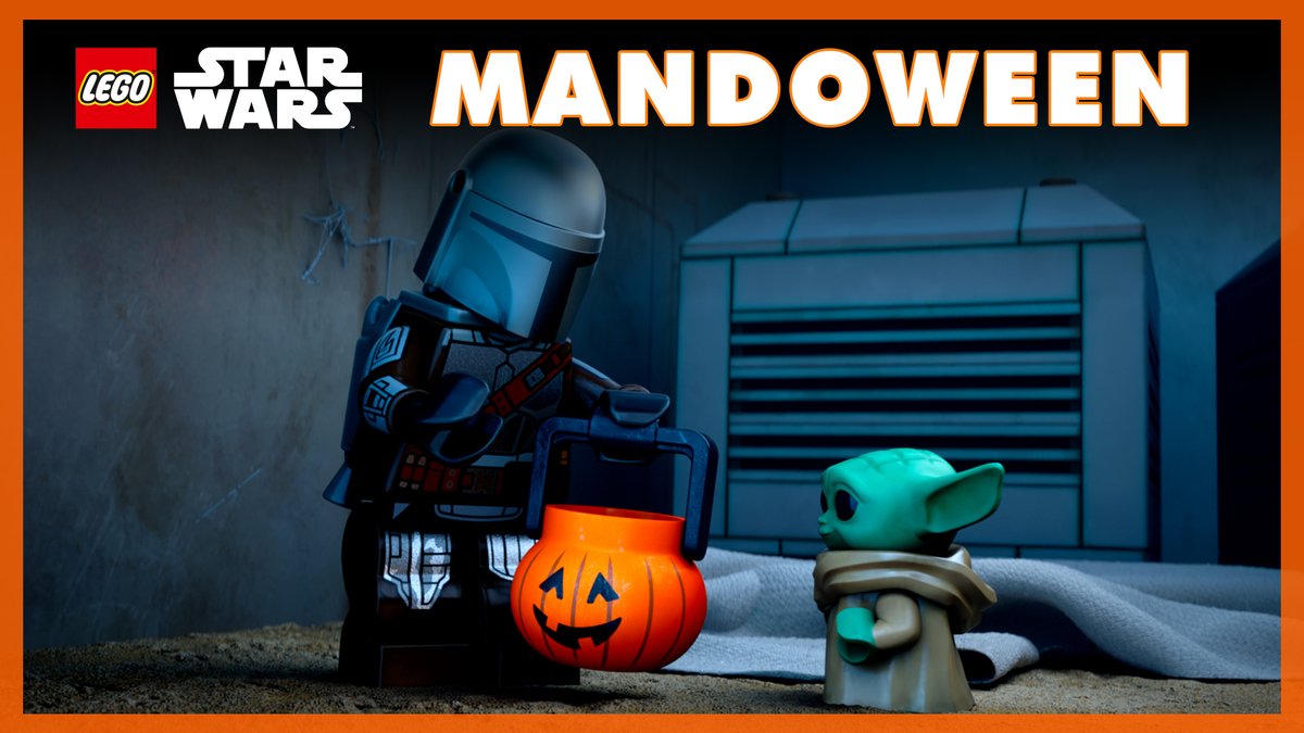 \𝙃𝘼𝙋𝙋𝙔 𝙃𝘼𝙇𝙇𝙊𝙒𝙀𝙀𝙉❕/ レゴ #スターウォーズ から #ハロウィーン 短編動画を公開🎃 「マンドウィーン | レゴ スター・ウォーズ: ハロウィーン特別動画」 グローグーが、ペリ・モットーの ガレージをお化け屋敷に...!?👻 #マンダロリアン