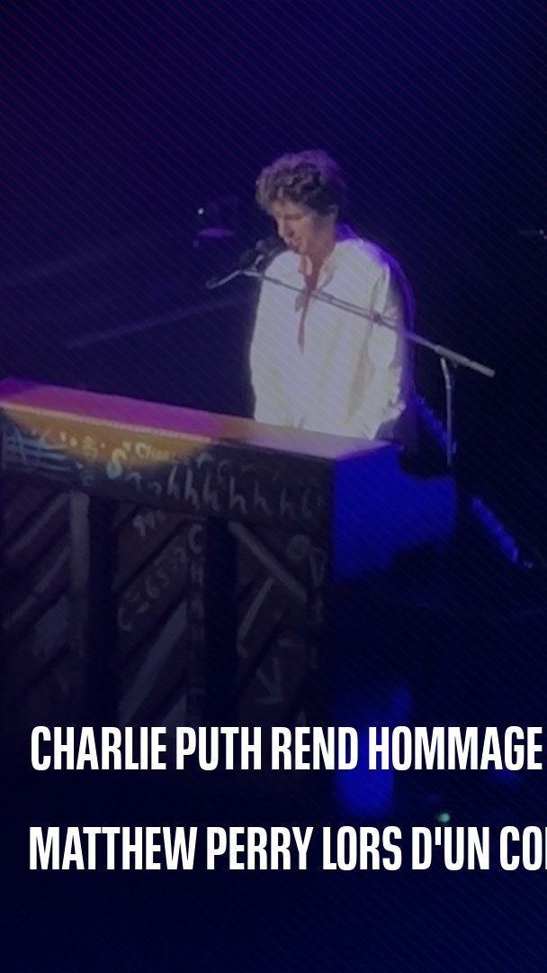 Le chanteur américain Charlie Puth rend hommage à Matthew Perry en reprenant la musique de "Friends"