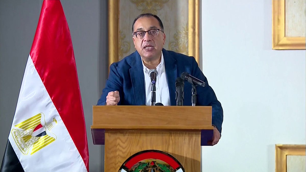🔴 رئيس وزراء #مصر من #سيناء: 🔴 مستعدون لبذل ملايين الأرواح حتى لا يقترب أحد من أراضينا 🔴 لن نسمح بحل أو تصفية قضايا إقليمية على حسابنا #العربية