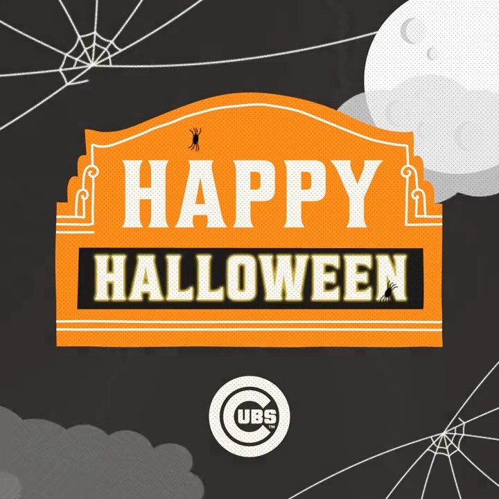 Have a safe and spooky #Halloween, Cubs fans!