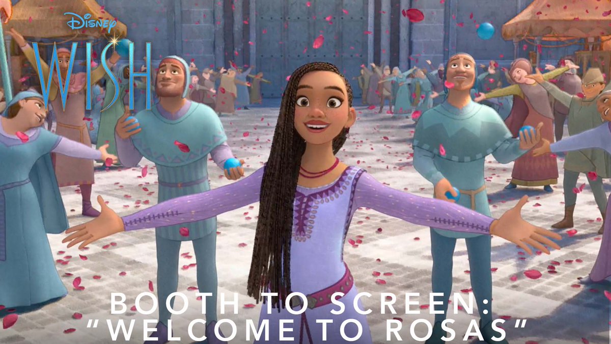 Here in the city of Rosas, all are welcome! 🌎🏰 Here's your first listen of "Welcome to Rosas' from Disney's #Wish, and see it in theaters November 22. 🌟