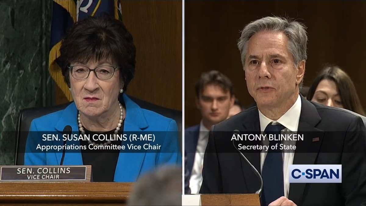 .Secretary Antony Blinken on family attacked by Hamas: "The father's eye gouged out, the mother's breast cut off, the girl's foot amputated, the boy's fingers cut off before they were executed, and then their executioners sat down and had a meal. That is what this society is dealing with."