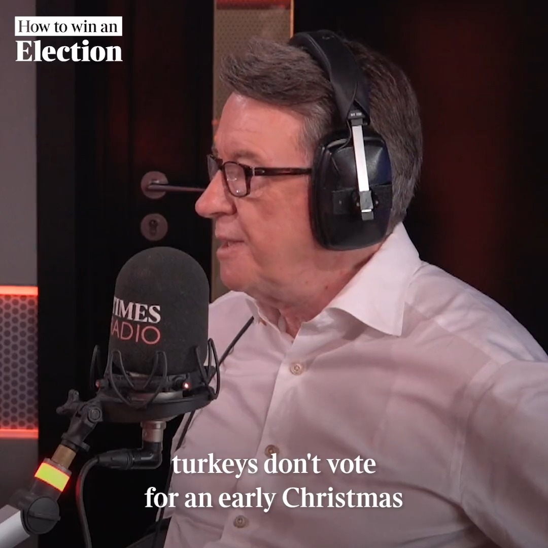 🗳️ HOW TO WIN AN ELECTION 1. How to decide when to call an election Mandelson, Finkelstein and Mackenzie on Turkeys voting for Christmas, and Britain voting at Christmas. 🎄 🎧MUST LISTEN
