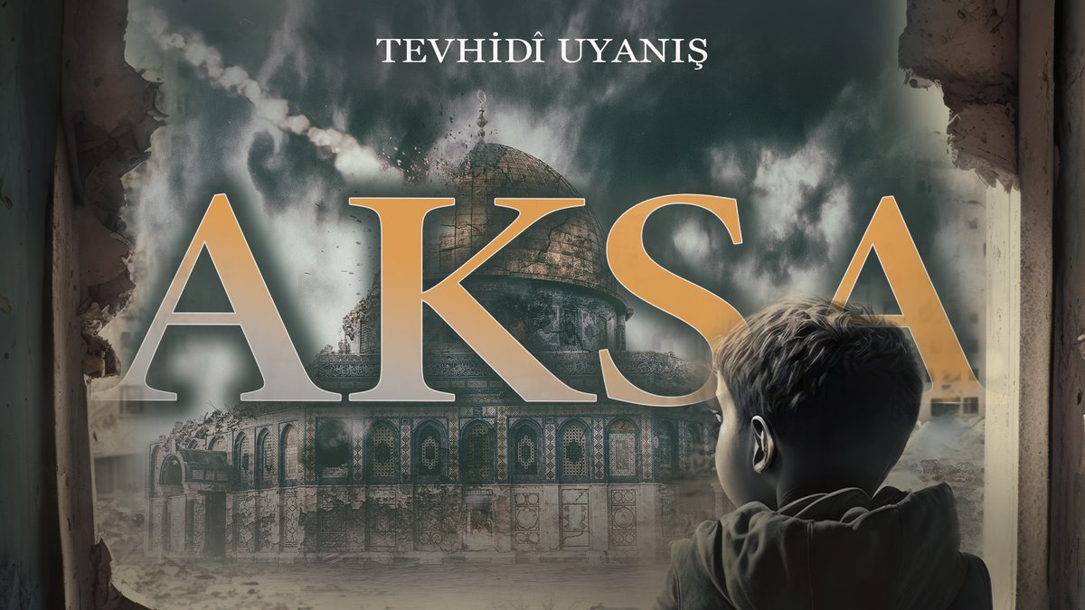 Aksa | Tevhidî Uyanış ☝ Her zaman yeni bir intifadaya silah olur taşların, sapanların Hadi durma de ki, “Ey ümmet! Bu sessizlik senin intiharın