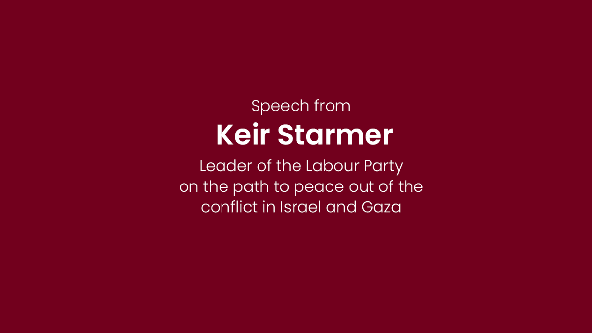 Today I spoke at Chatham House on the path to peace out of the conflict in Israel and Gaza.