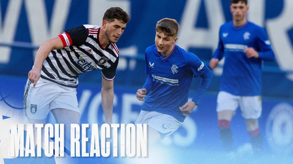 🎙️ Josh Gentles spoke to RangersTV after scoring his first goal for Rangers B against Queen's Park in the Glasgow Cup. 📅 Next Up: Airdrieonians 🎟️