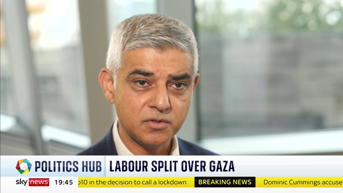 Sadiq Khan criticises Suella Braverman for describing pro-Palestinian protests as "hate marches", saying her "posturing" could divide communities #PoliticsHub 📺 Sky 501, Virgin 602, Freeview 233 and YouTube