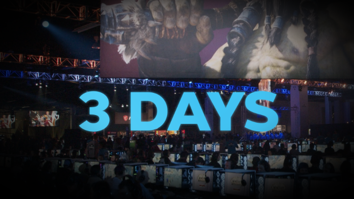 Three more sleeps till BlizzCon!