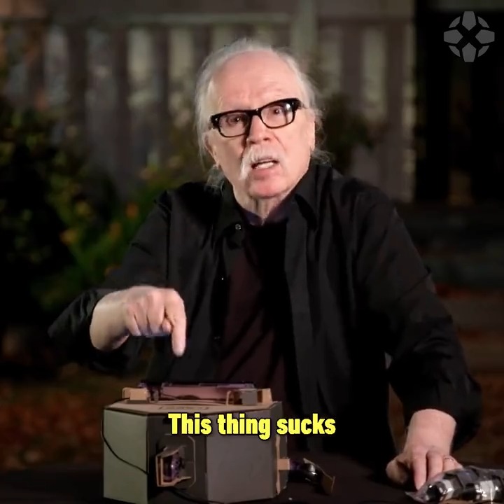 John Carpenter plays the Halloween theme on a Nintendo Labo
